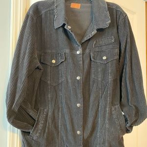 Distressed oversized Corduroy jacket